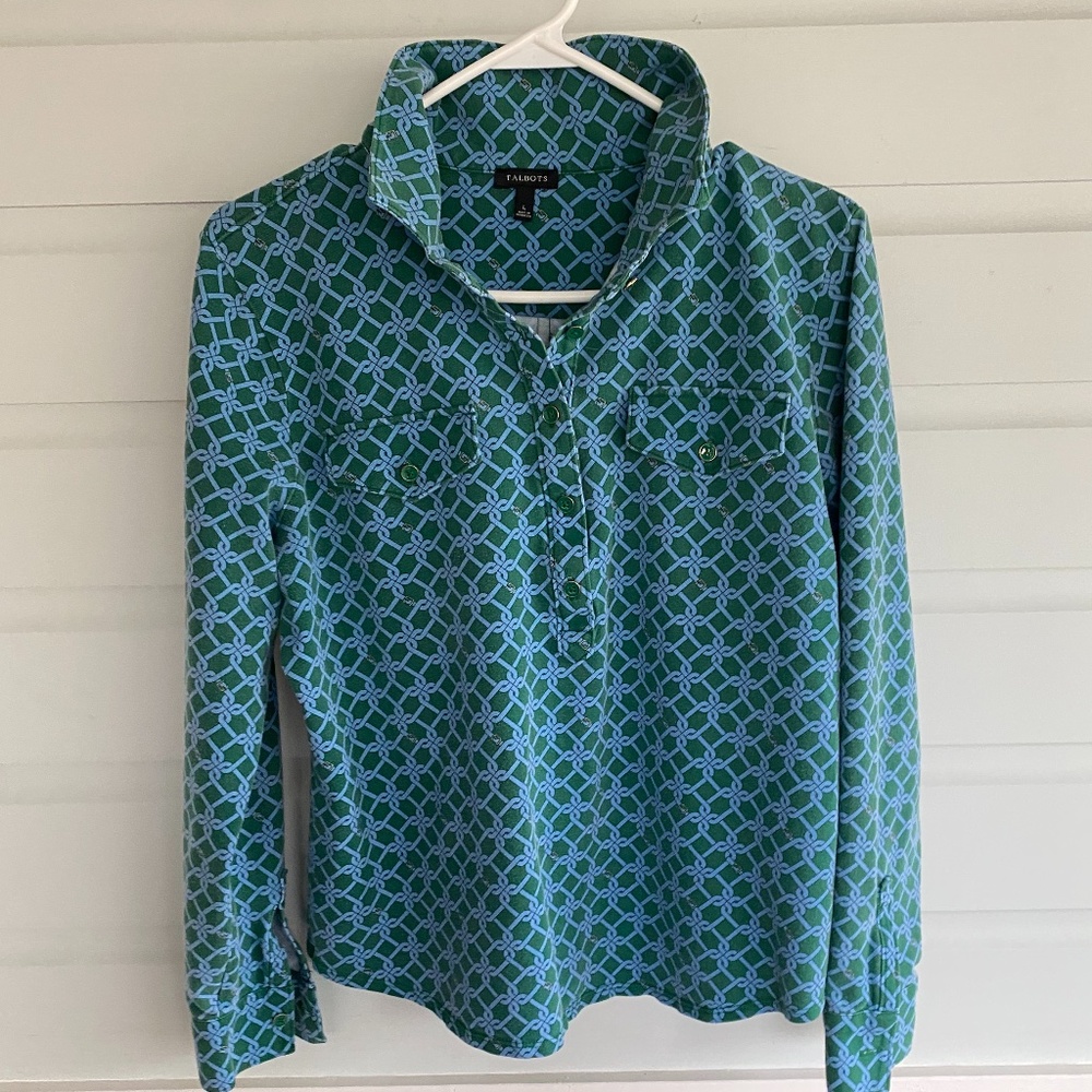 Vintage Talbots Jersey Polo